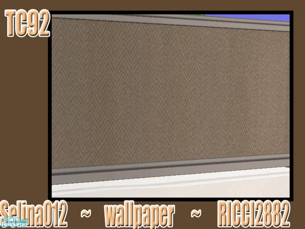 Sims 2 — TC92 - Astor Living set - Beige Wallpaper by selina012 — Made for the Texture Challenge 92. Textures by