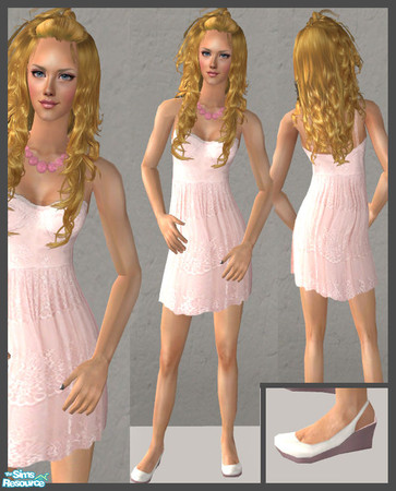 Sims 2 — Dollie - 2 by simal10 — Four outfits for your sims. Don\'t forget to download my mesh from the link below. Have