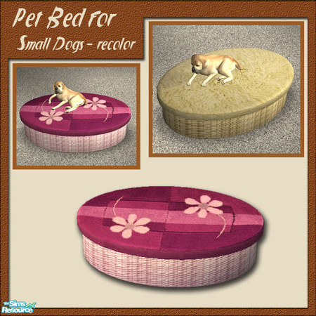 Sims 2 — S2S Pet Bed for Small Dogs - Recolor  3 by sims2sisters — 