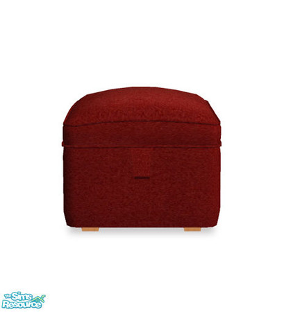 Sims 2 — The Rossi Collection - Ottoman - Mesh by Shakeshaft — Part of a 5 piece seating set in a modern contemporary