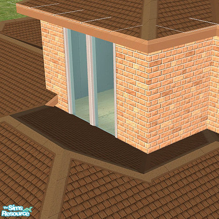 Sims 2 — Studio K Shakes Roofing System - Cantaloupe by StudioKhagerks — 