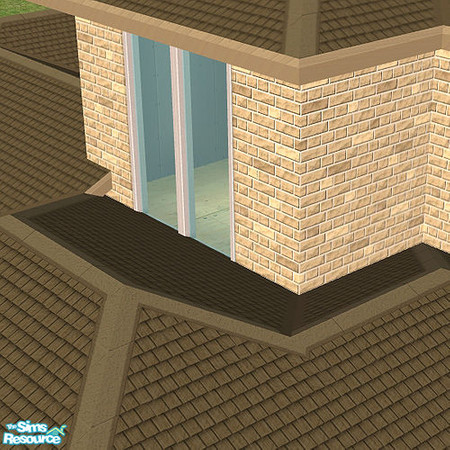 Sims 2 — Studio K Shakes Roofing System - True Taupe by StudioKhagerks — 