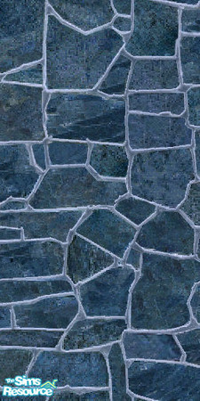 Sims 2 — Blue Slate by oldmember_silver_sim — Brick wall cover