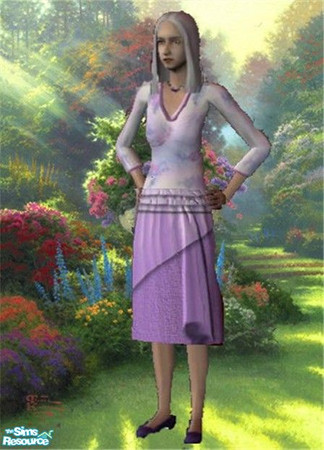 Sims 2 —  by carpe4059 — a summer dress for elder sim