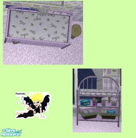 Sims 2 — Busy Bugs Changing Table by foxybaby3 — Part of Busybugs nursery