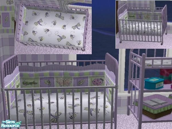 Sims 2 — Busy Bugs Crib by foxybaby3 — Part of Busybugs nursery.