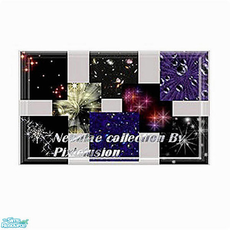 Sims 2 — Nebulae collection by pixielusion — An "out of this world" carpet collection for your sims.