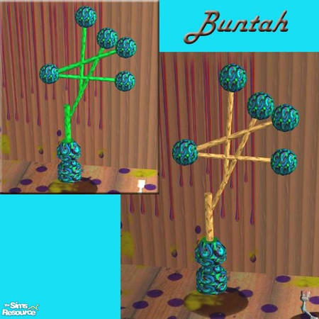 Sims 2 — Green & blue balls for the sculpture by buntah — This is the green & blue balls part of the genetically