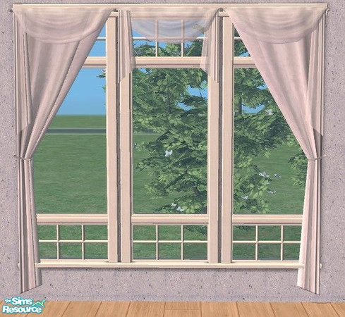 Sims 2 — Multi Style Curtains  -  White by Bitzybus — Recolor of the Multi Style curtain, you will need the mesh file
