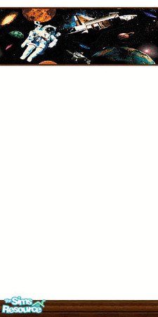 Sims 2 — Space by Lorah — An astronaut, planets and spaceship.