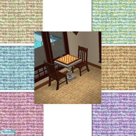 Sims 2 — Gem Carpet Collection by dangerusgem — The Gem collection includes 6 Different Carpet colours. (TSRAA member)