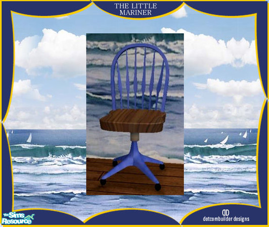 Sims 2 — Traditional Swivel Chair  * NEW MESH* by dotcombuilder — Traditional swivel chair has that antique feel.