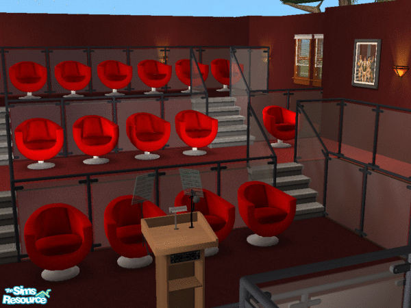 Sims 2 — Sim Auditorium by Invasion — 