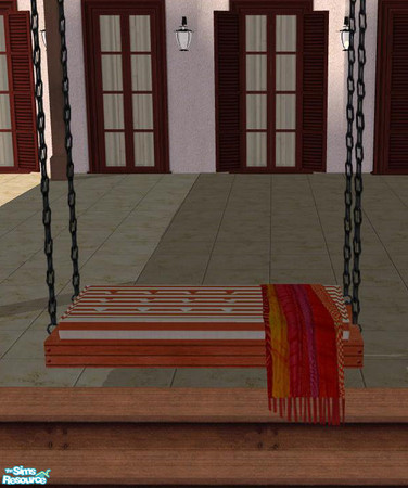 Sims 2 — PB Bali Outdoor Orange - Swing by ShinoKCR — 