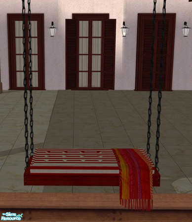 Sims 2 — PB Bali Outdoor Red - Swing by ShinoKCR — 