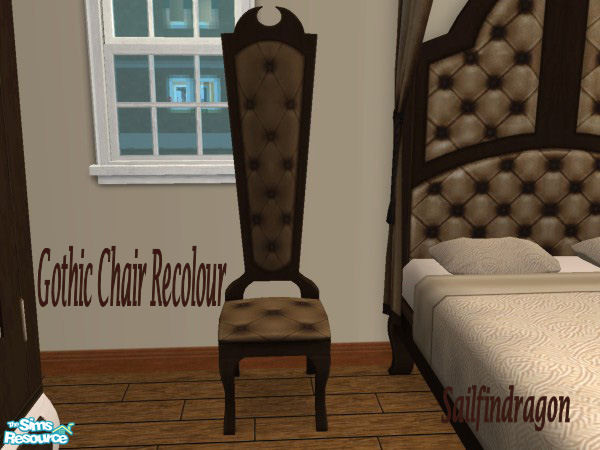 Sims 2 — Gothic Bedroom Recolour 2 - Chair by sailfindragon — Recolour 2 of the Teen Style Stuff\'s Gothic Chair.