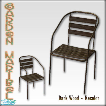 Sims 2 — S2S Garden Maribel Recolors 5 - Dining Chair by sims2sisters — 