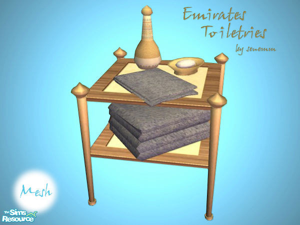 Sims 2 — Emirates Toiletries by senemm — Part of set Emirates Bathroom