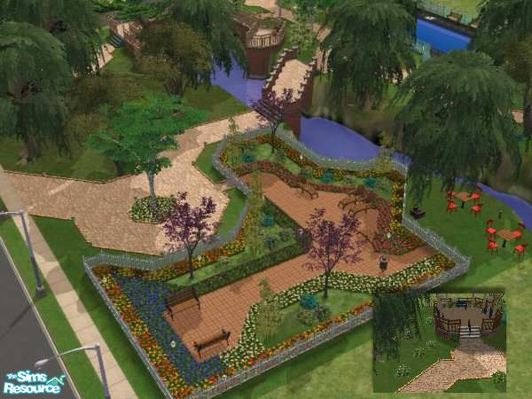 Sims 2 — Kingfisher Canal by eserick224 — A nice little nature area for a relaxing walk by the canal. Facilities include