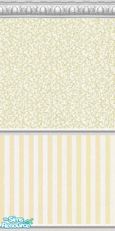 Sims 2 — K8SSeaShellYellowWLL15 by Kate139 — A set of 15 Walls and 4 Floors. Painted and Papered Walls with Sea Coral