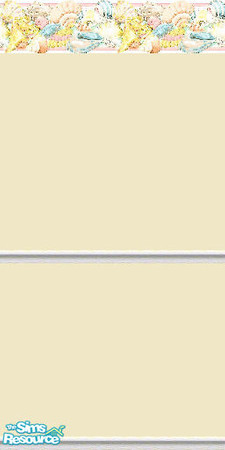 Sims 2 — K8SSeaShellYellowWLL04 by Kate139 — A set of 15 Walls and 4 Floors. Painted and Papered Walls with Sea Coral