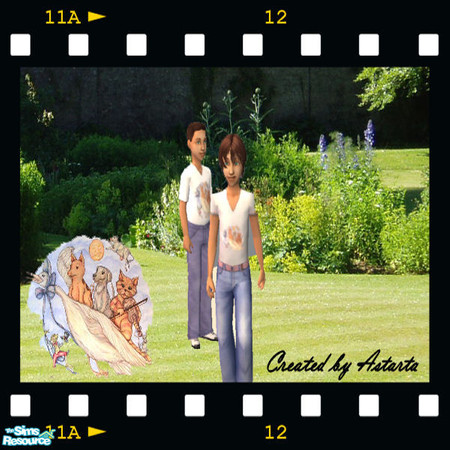 Sims 2 — Fairytale by Astarta — This is my first clothing creation - and its t-shirts :)