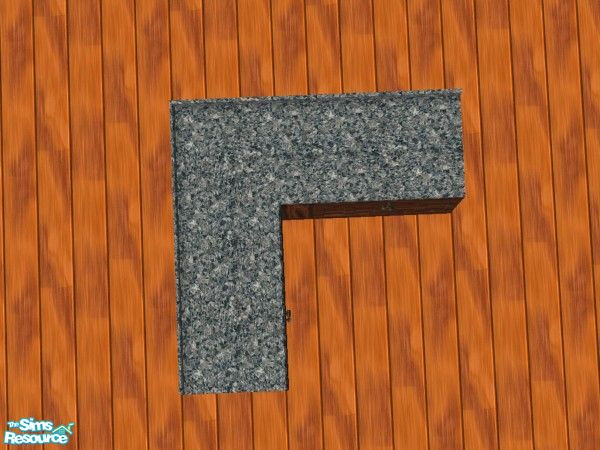 Sims 2 — Epikouros Countertop Nero by luvs10s — Nero granite finish.