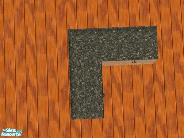 Sims 2 — Epikouros Countertop Midnight by luvs10s — Midnight granite finish. 