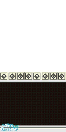 Sims 2 — Regular Black Wall by hatshepsut — by Hatshepsut