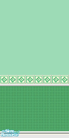 Sims 2 — Regular Green Wall by hatshepsut — by Hatshepsut