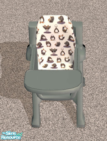 Sims 2 — Penguin Pete Highchair by maili — Based on the books by Marcus Pfister, and the beautiful meshes of Cemre, here