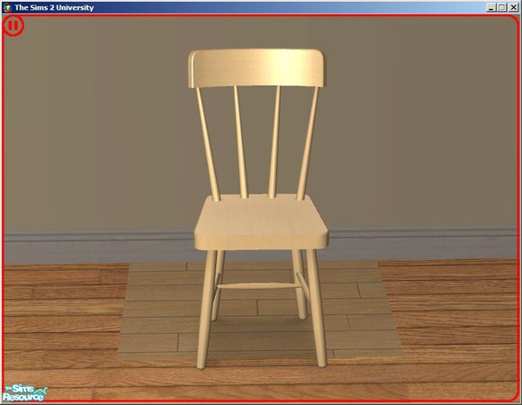 Sims 2 — Luxurious Sandstorm Tea Chair by dddrake — A sandy brown kitchen set