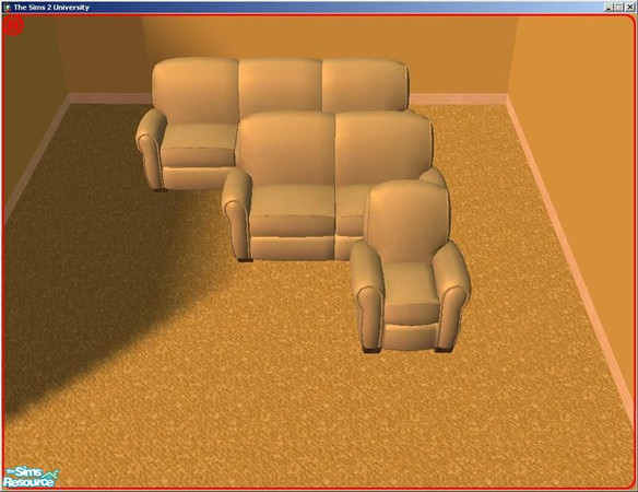 Sims 2 — Matching Sofas - Fools Gold by dddrake — These are 21 sofas, loveseats and armchairs to match my 21 wallpapers