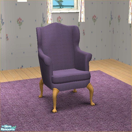 Sims 2 — Springtime Sitting Chair violet by STP Carly — Springtime sitting room to bring color back to simlife.