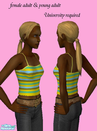 Sims 2 — top42 by accent25 — for female adult and young adult