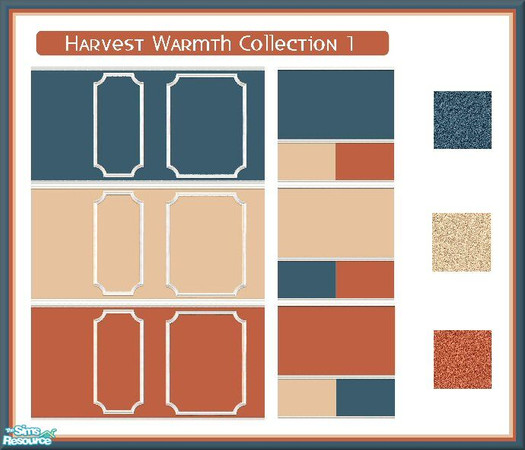 Sims 2 — Harvest Warmth Collection 1 by mistresscris — Created by MistressCris.