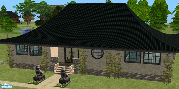 Sims 2 — Ohyrosh by Degera — Exclusive Oriental restaurant and garden to enhance any neighborhood. Dine on the patio