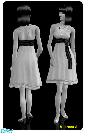 Sims 2 — Rose Dress Collection - Mesh 050 Simguys Af Rosedress by doumeki — 