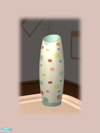 Sims 2 — 50s Retro Kitchen - Vase - Mesh by Shakeshaft — Part of a 50\'s Retro Style Kitchen, in a soft pink texture the