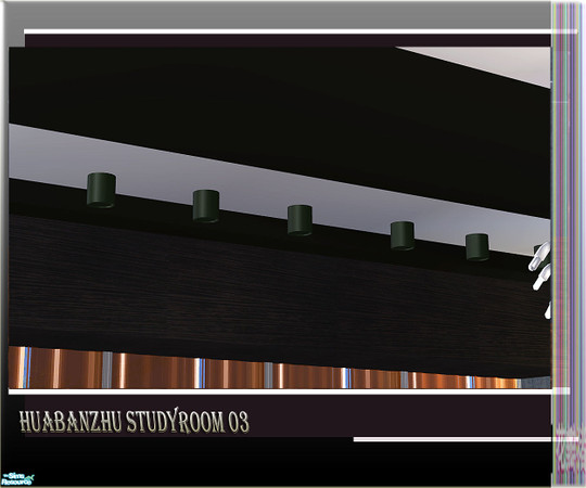 Sims 2 — Huabznhu Studies room 03 - ceilinglighting by huabanzhu — 