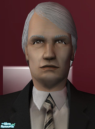 Sims 2 — Cigarette Smoking Man Sim by plaredes — A likeness of the Cigarette Smoking Man from the X Files. A tricky one