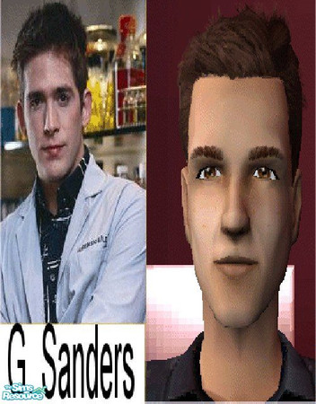 Sims 2 — CSI: Vegas - Greg Sanders by xsesiv4ce — He has always balanced lab work with athletics; studying with flirting;