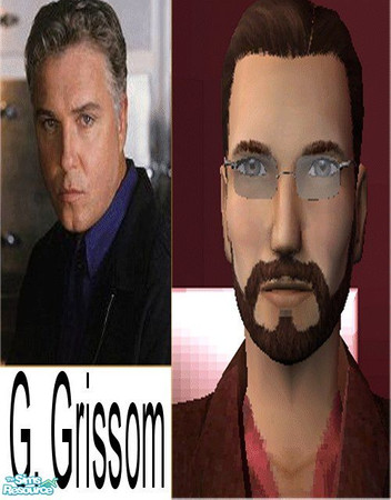 Sims 2 — CSI: Vegas - Gil Grissom by xsesiv4ce — The lead forensic scientist of the 'graveyard' shift of the Crime Scene