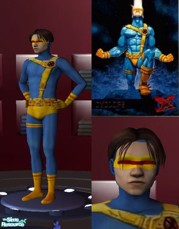Sims 2 — Cyclops by lfsuccar — Marvel Comics Super Hero Cyclops.