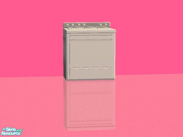 Sims 2 — white range by apemassie — cute