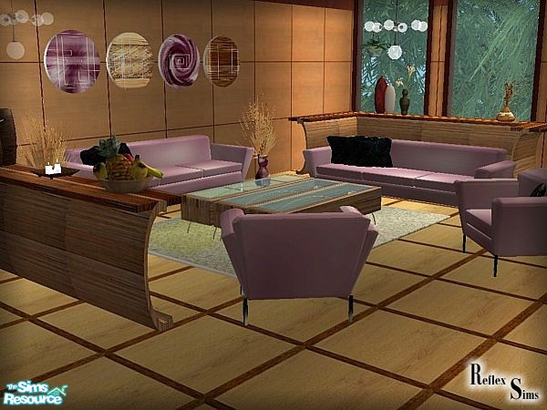 Sims 2 — ReflexZebraSet_LivingRecol by Reflexionistin — IMPORTANT! You need the Mashes from ZebraSet to use these