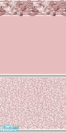 Sims 2 — K8SSeaShellPinkWLL12 by Kate139 — A set of 15 Walls and 4 Floors. Painted and Papered Walls with Sea Coral