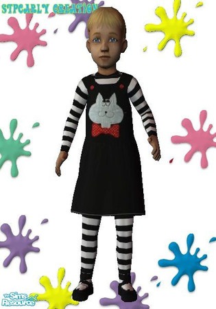 Sims 2 — Twin Cat's Meow by STP Carly — Twin outfits for that fraternal twins in the family!