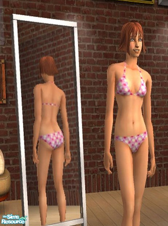 Sims 2 — Polka Dot Bikini by garnettrules21 — Just like the american eagle bikini you can buy online!