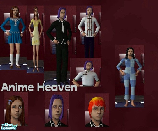 Sims 2 — Anime Heaven by KagomeHanyou — Anything dealing with anime. Which is my major hobby! Well now anime meets the